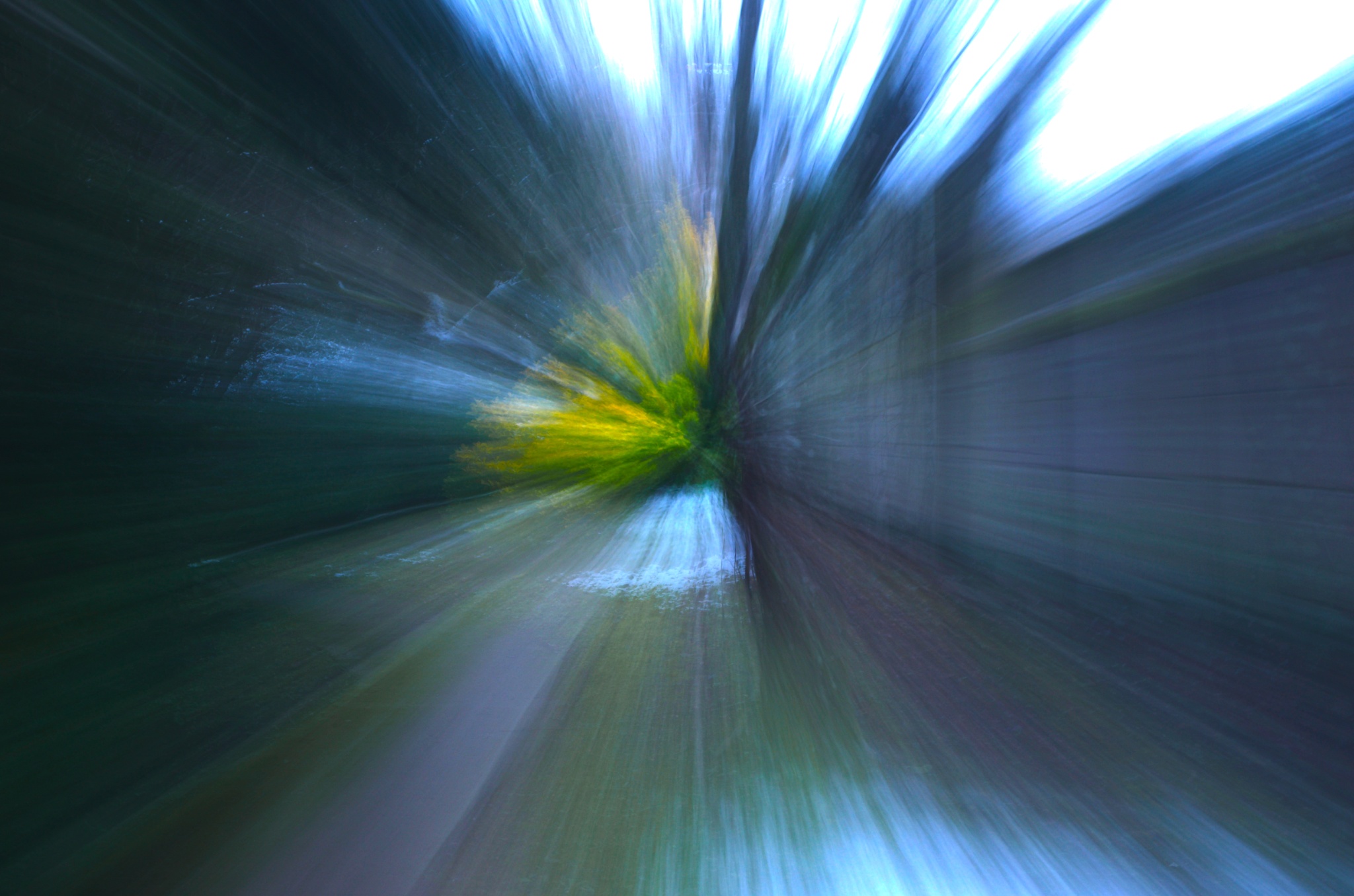 Flou de mouvement zoom objectif